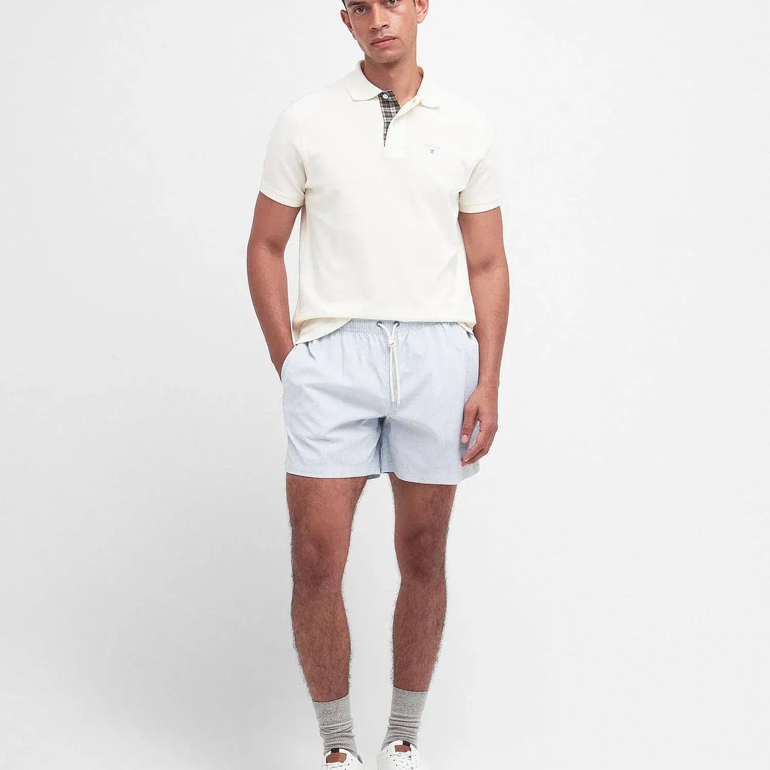 Barbour Swimwear Somerset Pinstripe Swim Shorts