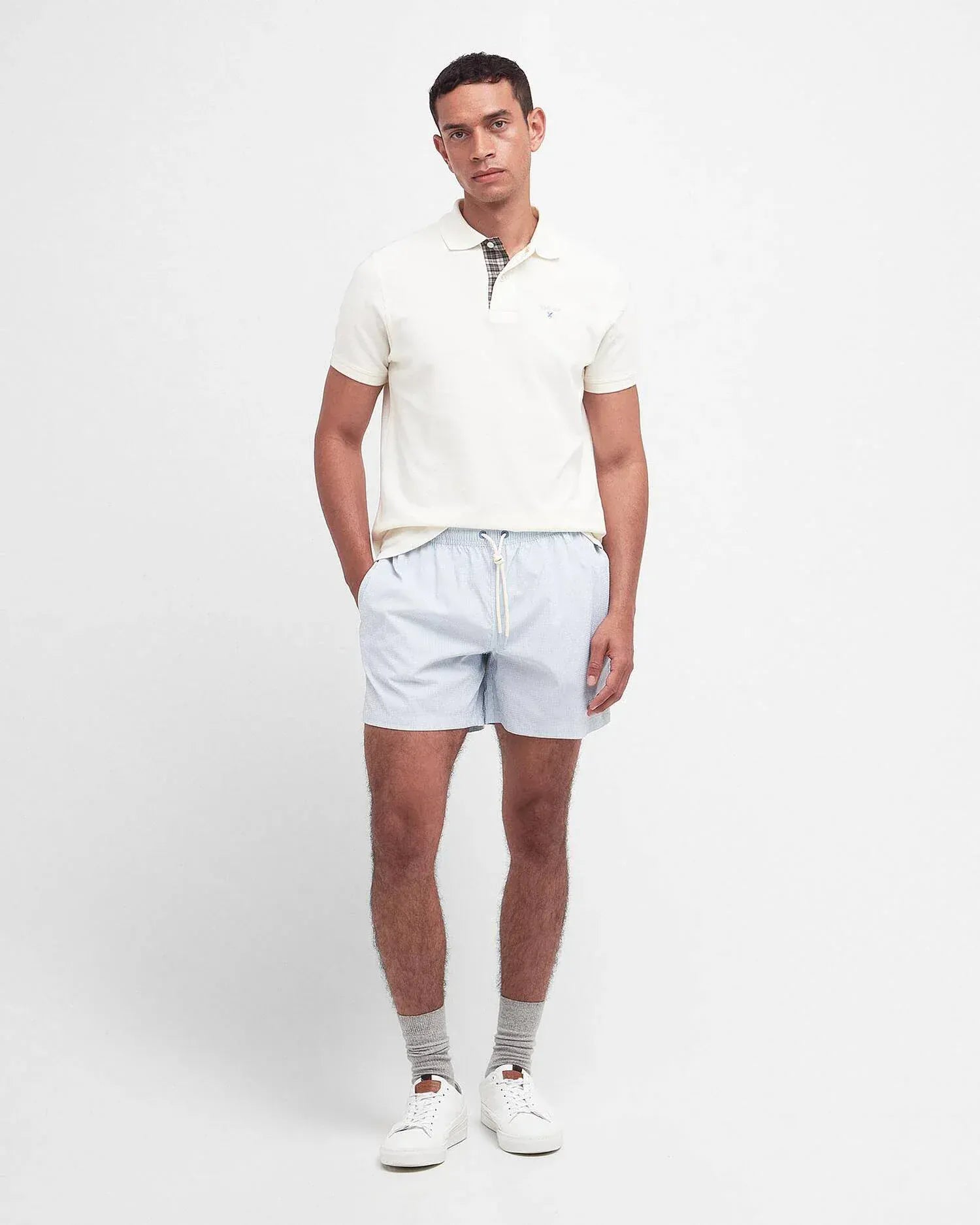Barbour Swimwear Somerset Pinstripe Swim Shorts