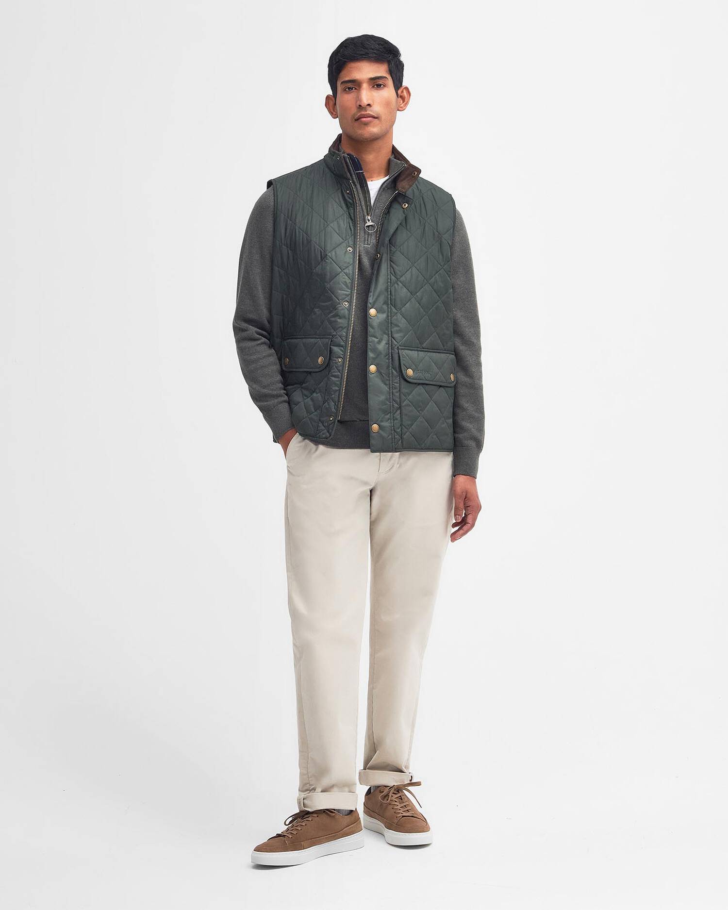 Barbour Vest Lowerdale Gilet in Sage