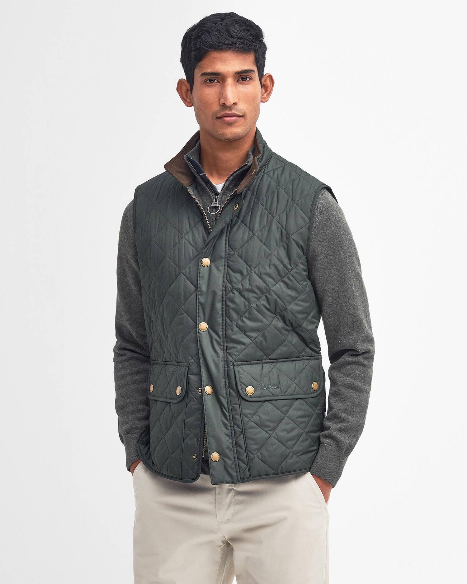 Barbour Vest Lowerdale Gilet in Sage