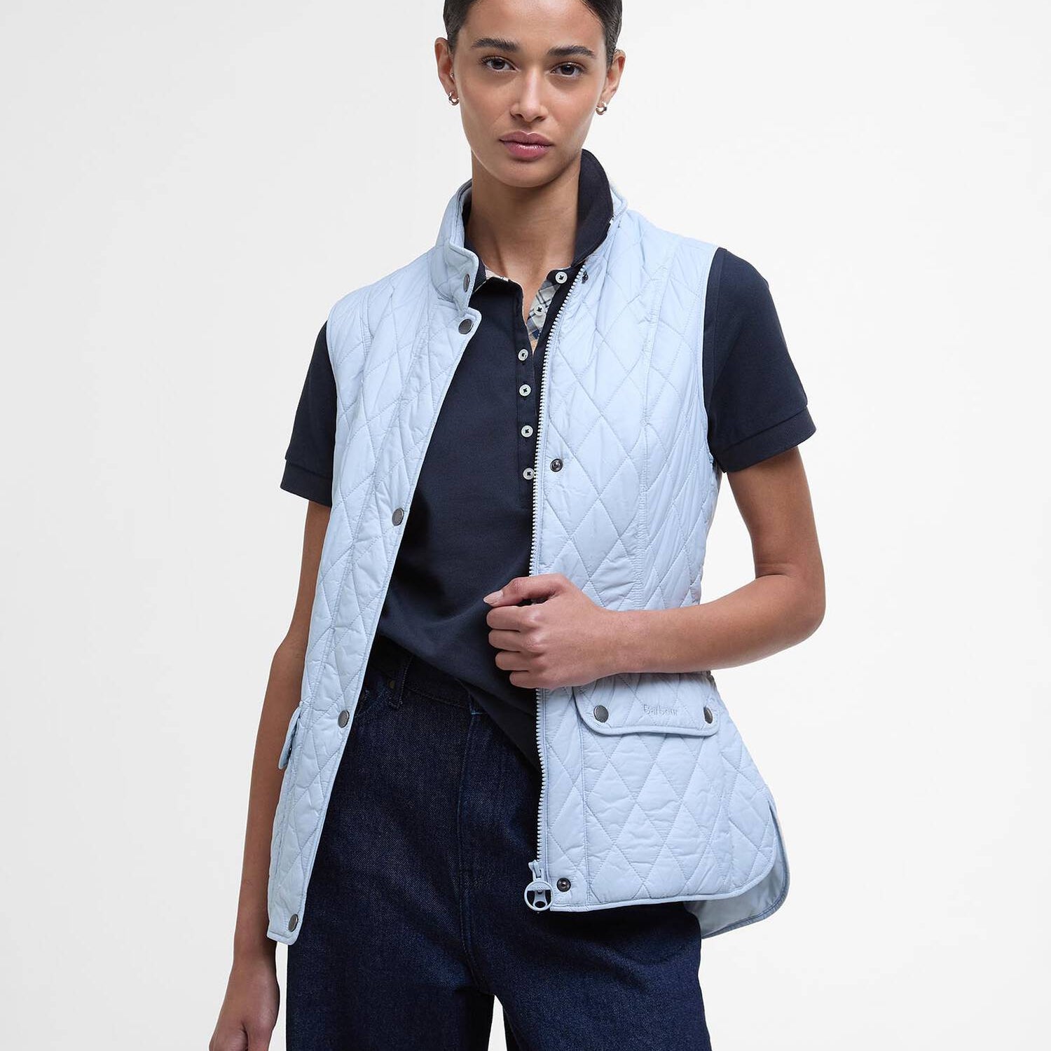 Barbour Vest Otterburn Gilet in Breeze Blue