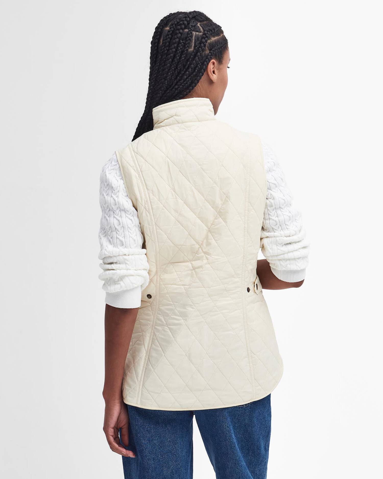 Barbour Vest Otterburn Quilted Gilet in Summer Pearl