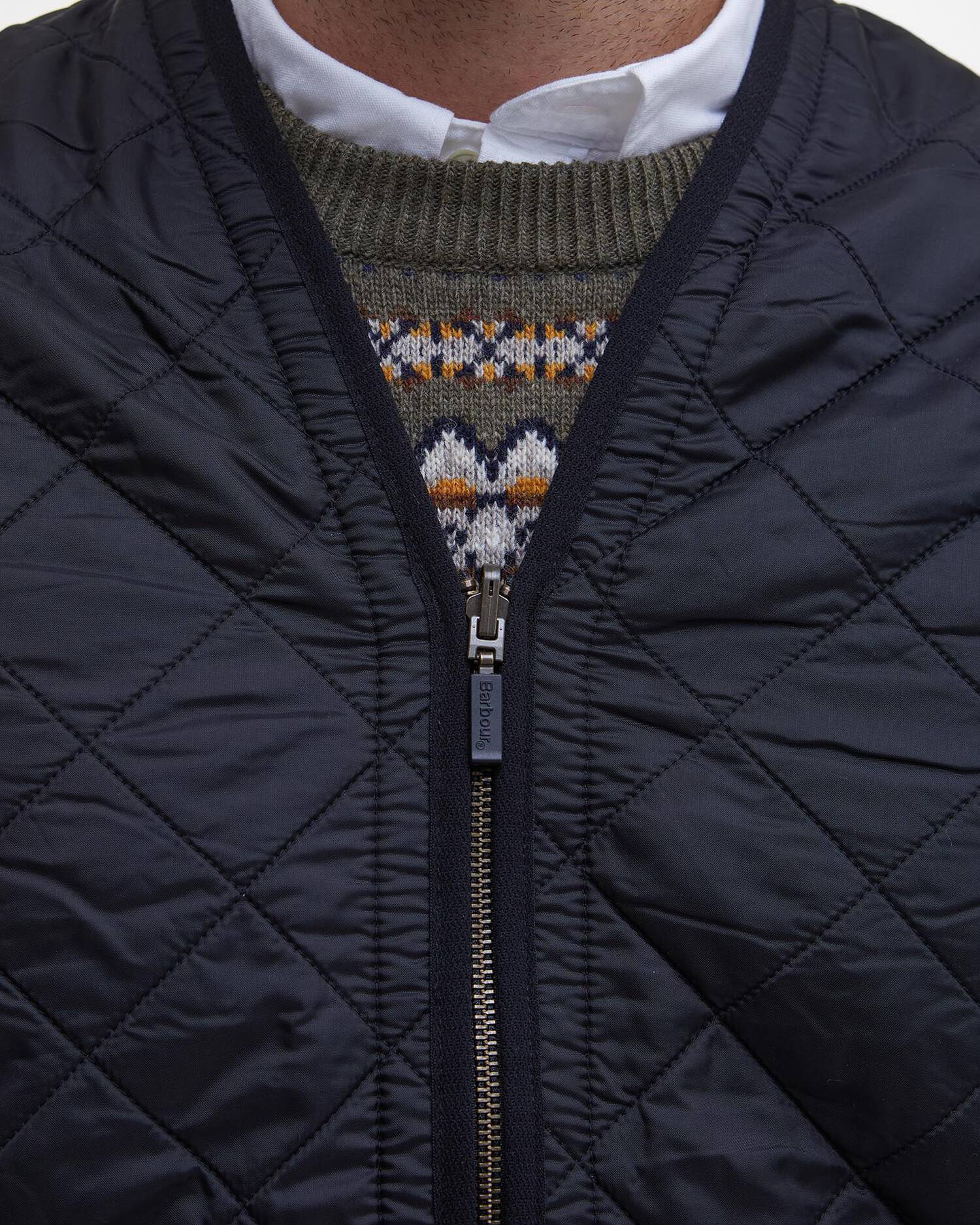 Barbour Vest Polarquilt Zip-In Liner