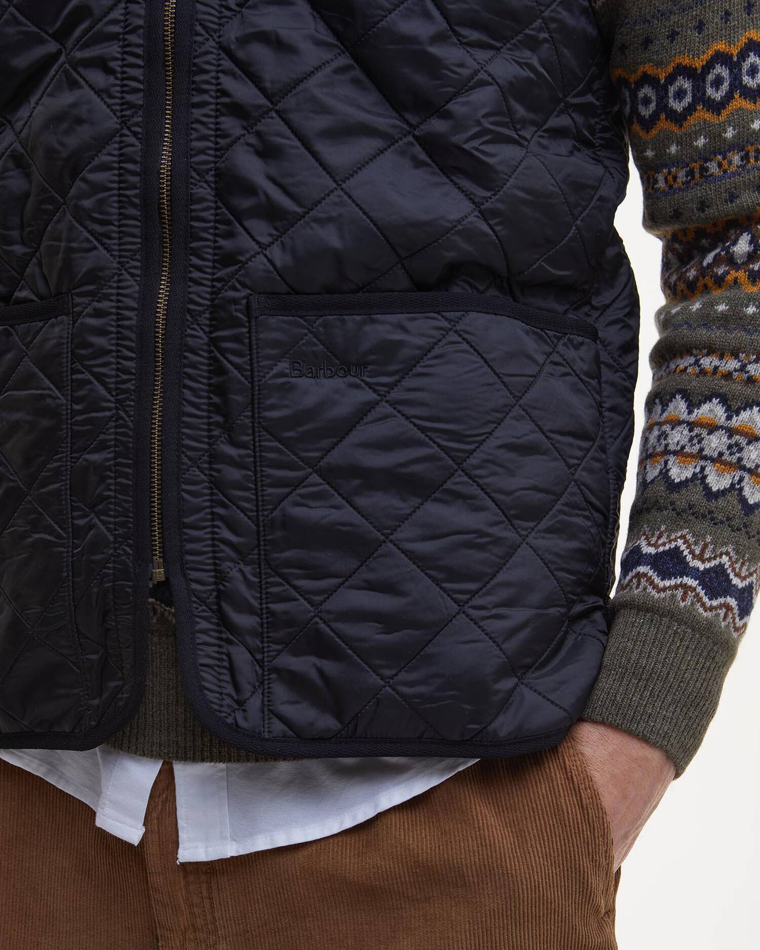 Barbour Vest Polarquilt Zip-In Liner