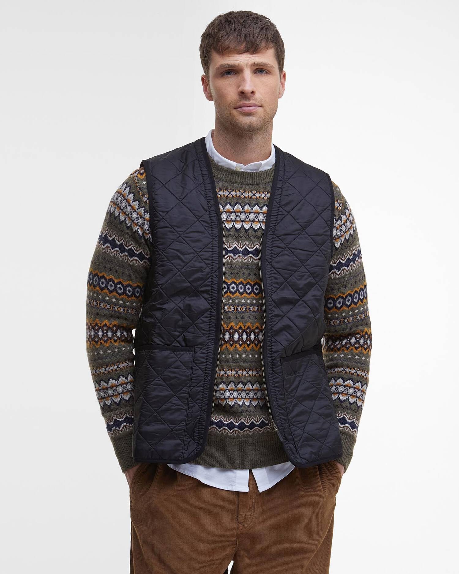 Barbour Vest Polarquilt Zip-In Liner