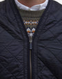 Barbour Vest Polarquilt Zip-In Liner in Classic Black