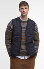 Barbour Vest Polarquilt Zip-In Liner in Classic Black