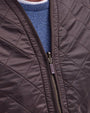 Barbour Vest Polarquilt Zip-In Liner in Dark Brown
