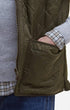 Barbour Vest Polarquilt Zip-In Liner in Olive