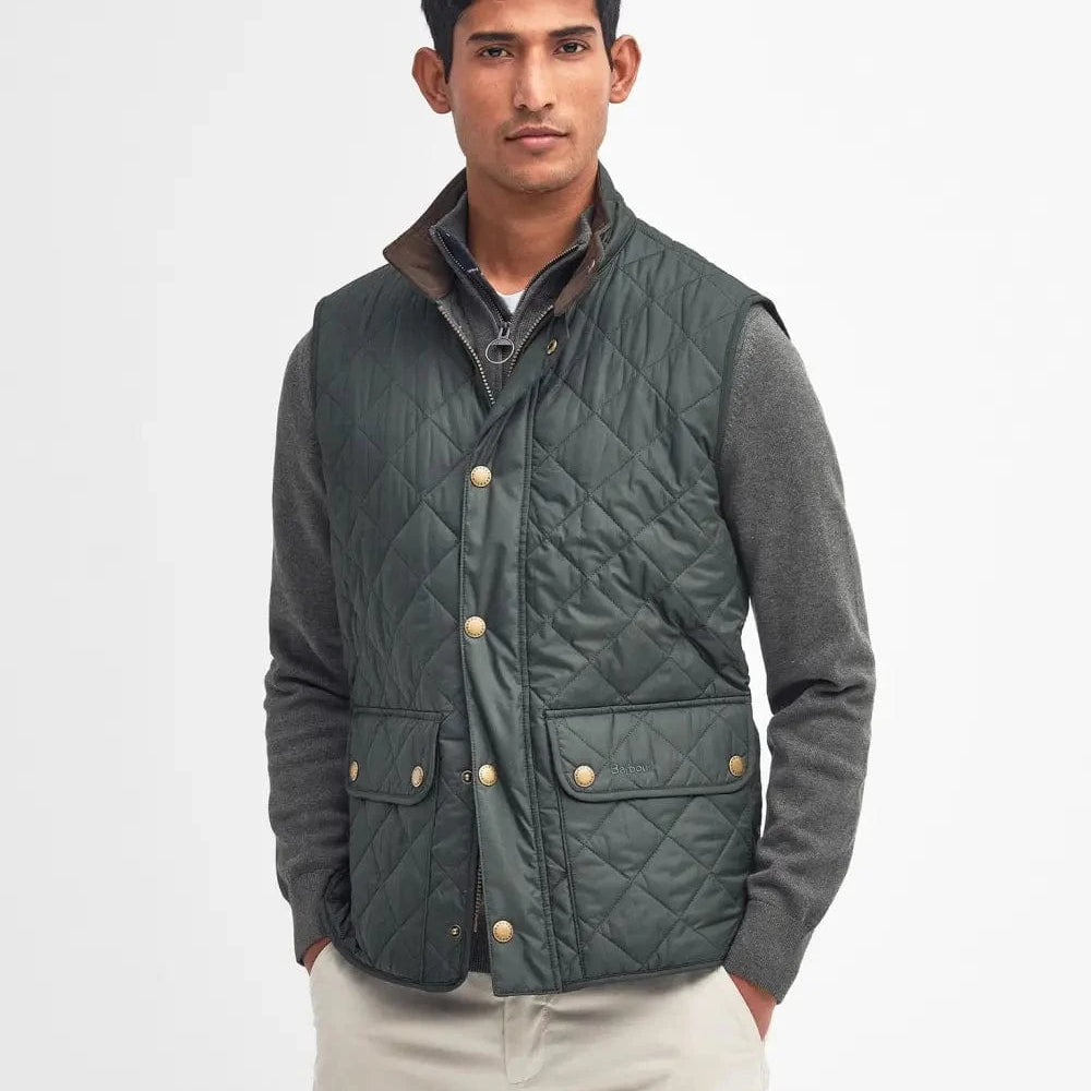 Barbour Vest SAGE / S New Lowerdale Gilet