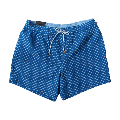 Bonobos Swimwear Riviera Recycled Swim Trunks - Red Fish Blue Fish