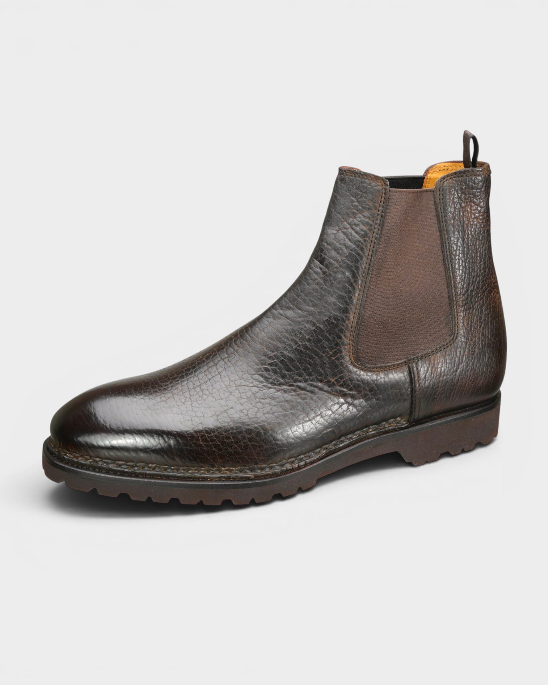Bontoni Shoes Cavaliere Bison Chelsea Boot