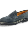 Bontoni Shoes Principe Suede Penny Loafer