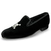 Bowhill & Elliot Shoes Albert Skull & Crossbones Formal Slipper