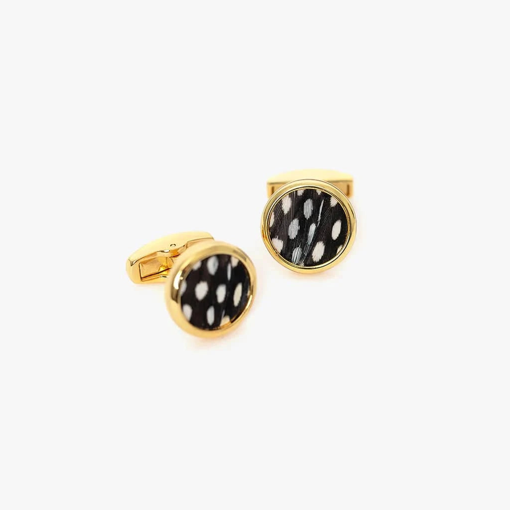 Brackish Cufflinks 24K GOLD / ONE Bear Cufflinks 24k Gold Plated