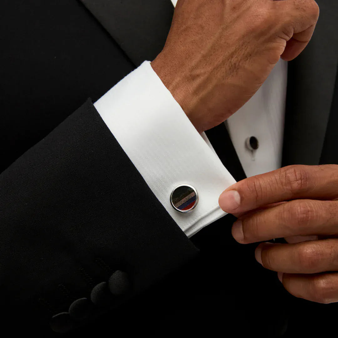 Brackish Cufflinks Captiva Cufflinks and Stud Set