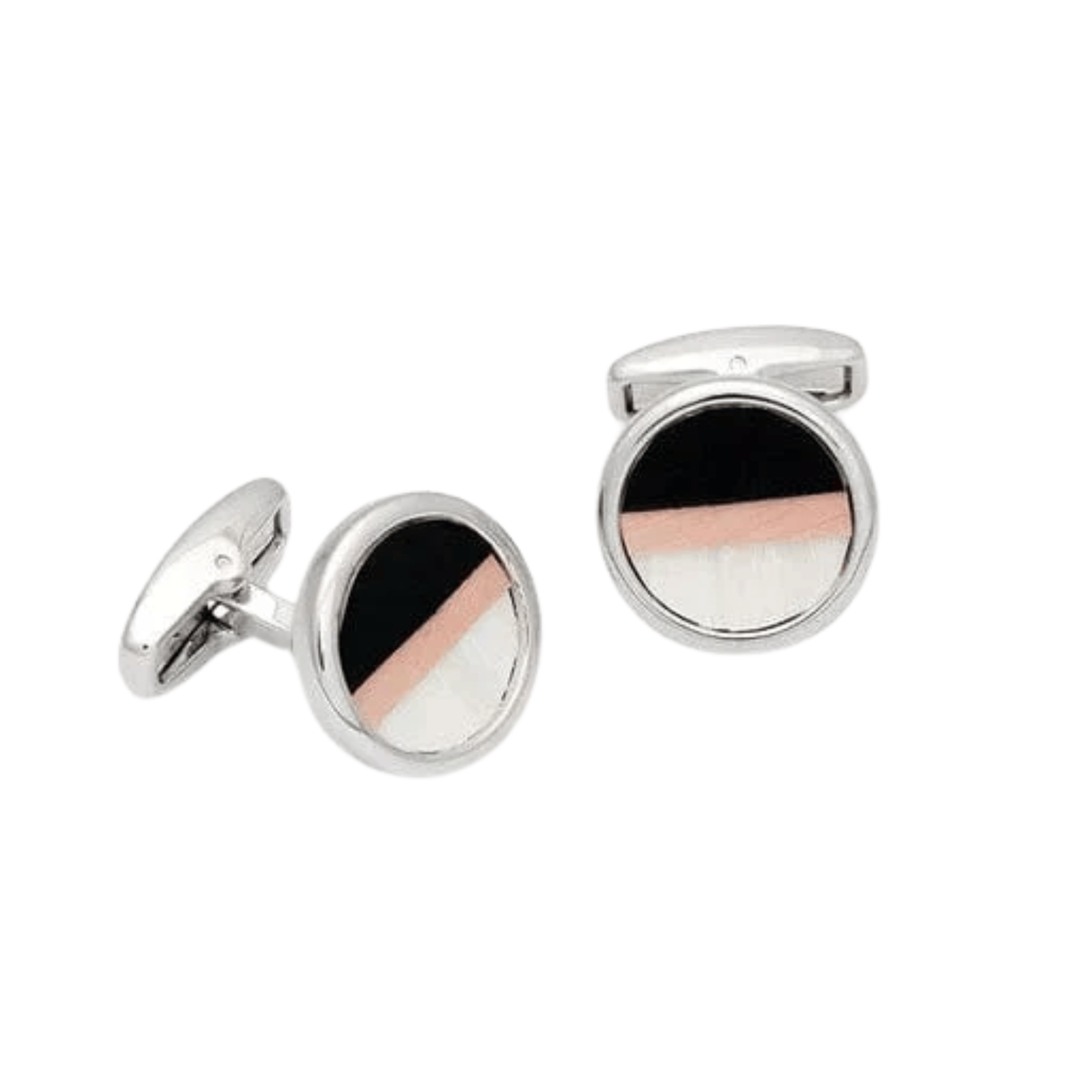 Brackish Cufflinks RHODIUM / OS Crooked Island Cufflinks