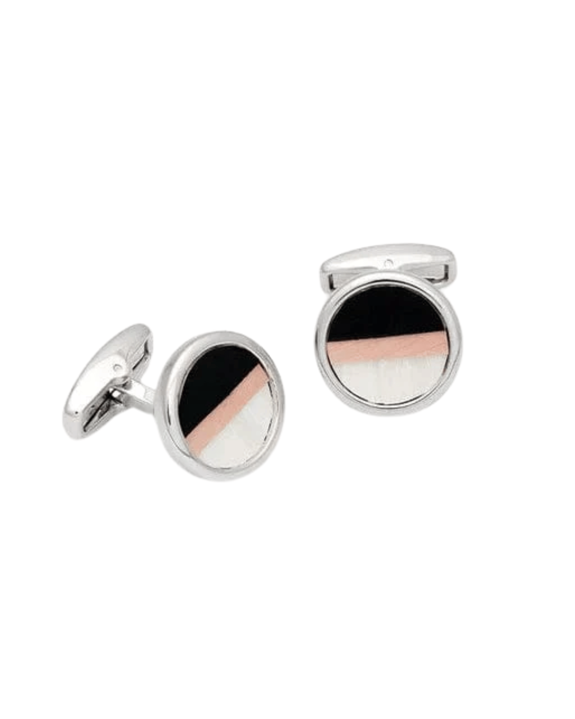 Brackish Cufflinks RHODIUM / OS Crooked Island Cufflinks