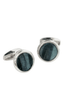 Brackish Cufflinks RHODIUM / OS Sapelo Cufflinks