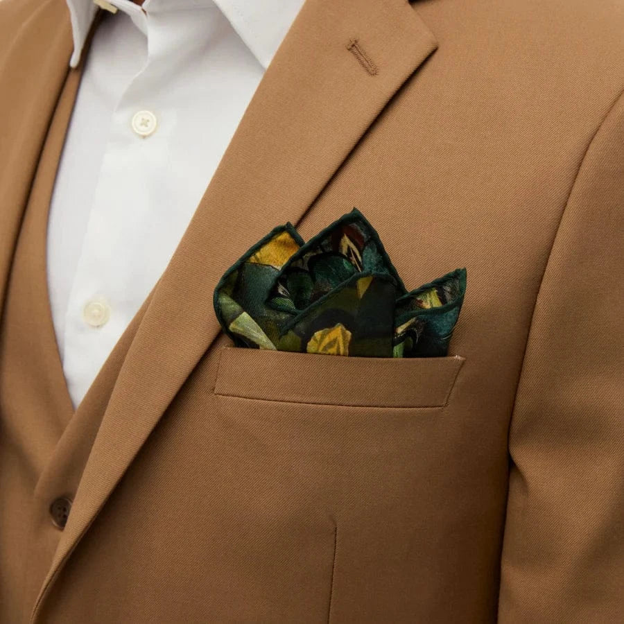Brackish Pocket Square Mast Silk Pocket Square