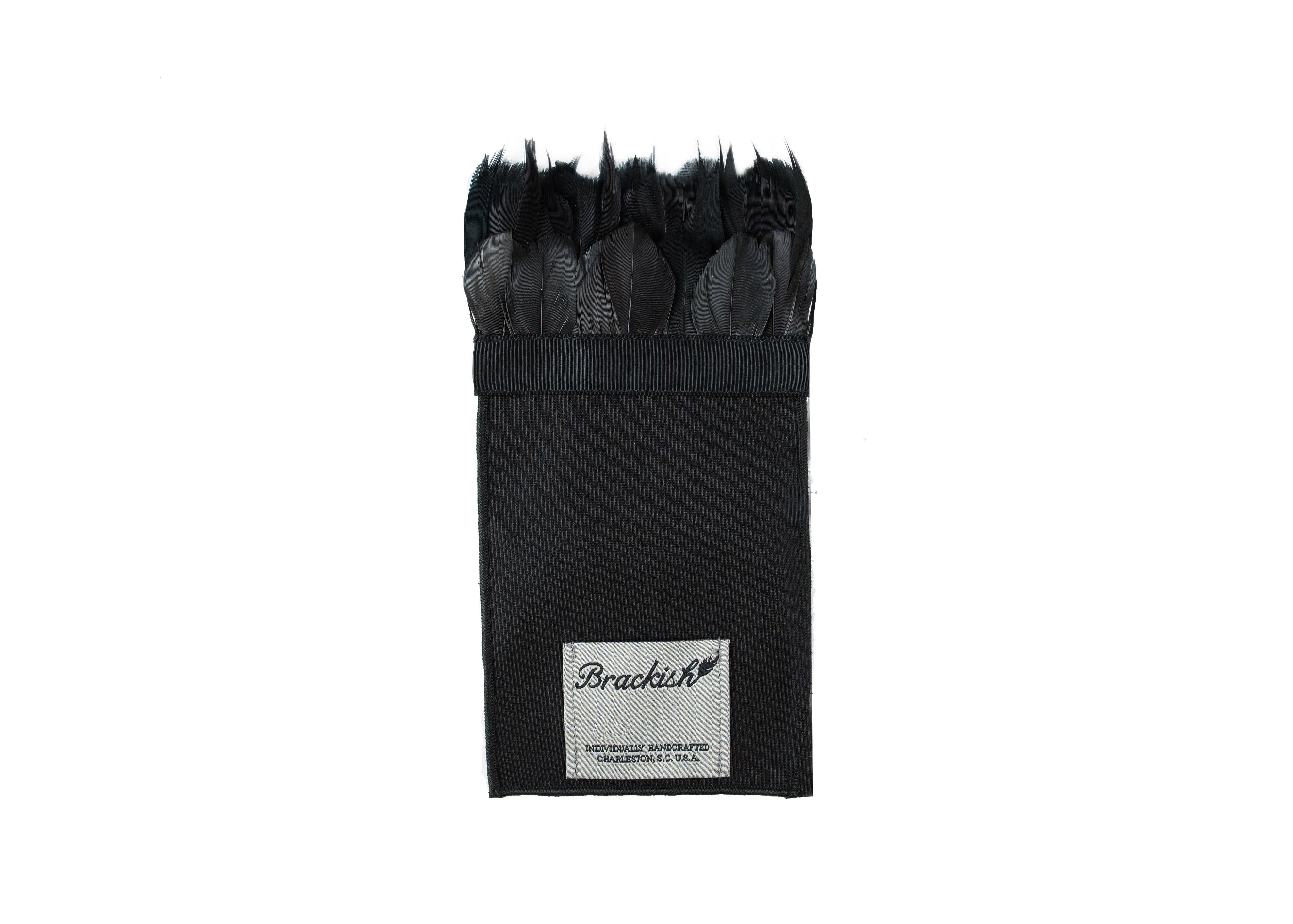 Brackish Pocket Square Obsidian Pocket Square