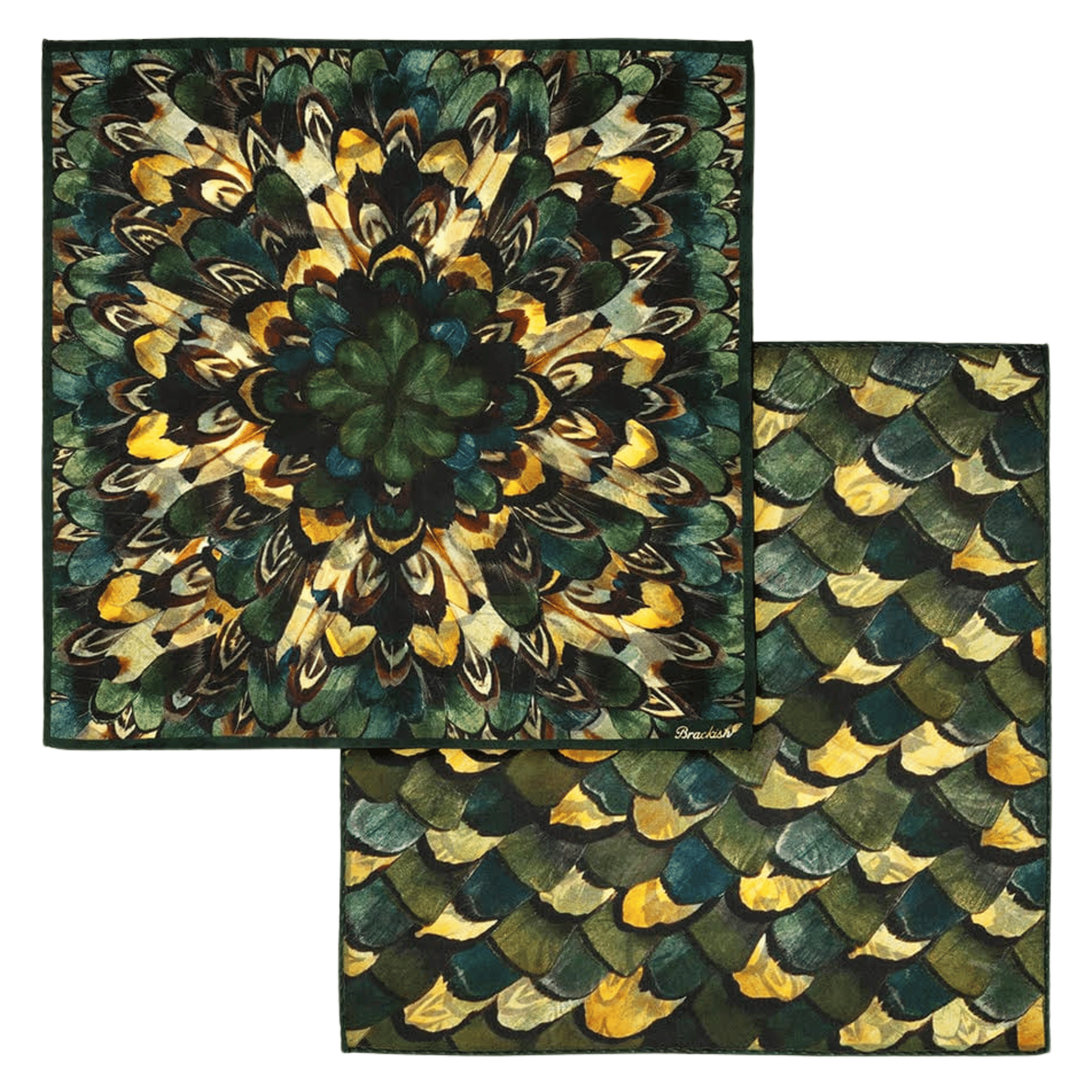 Brackish Pocket Square OS Mast Silk Pocket Square