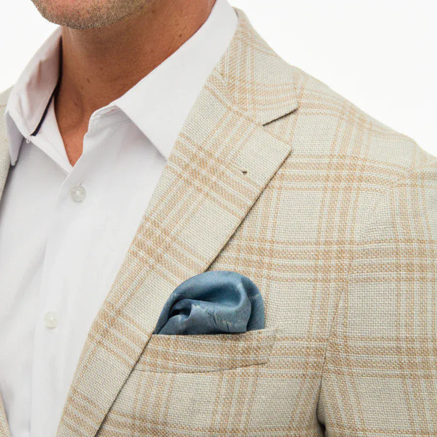 Brackish Pocket Square OS Roost Silk Pocket Square