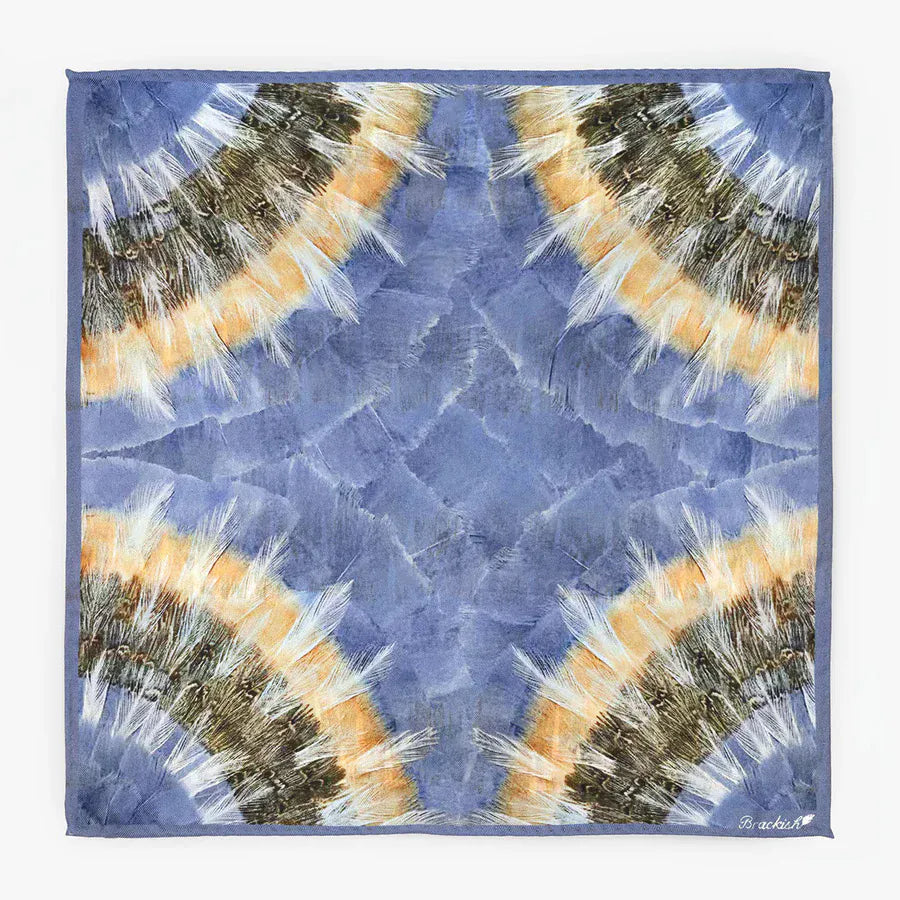 Brackish Pocket Square OS Roost Silk Pocket Square
