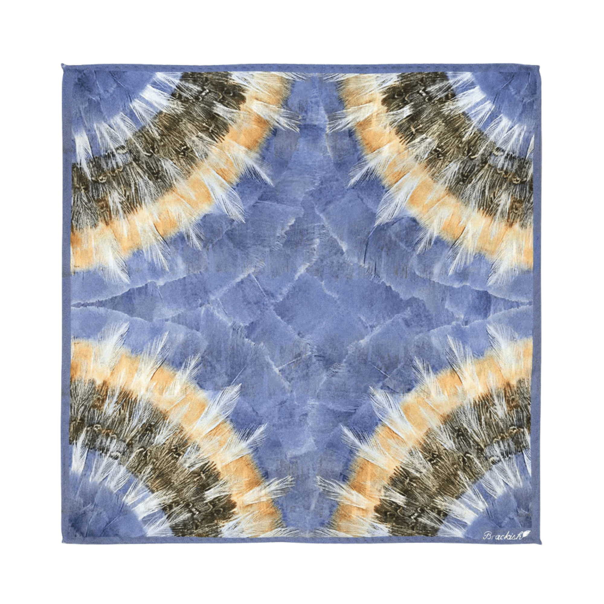 Brackish Pocket Square OS Roost Silk Pocket Square