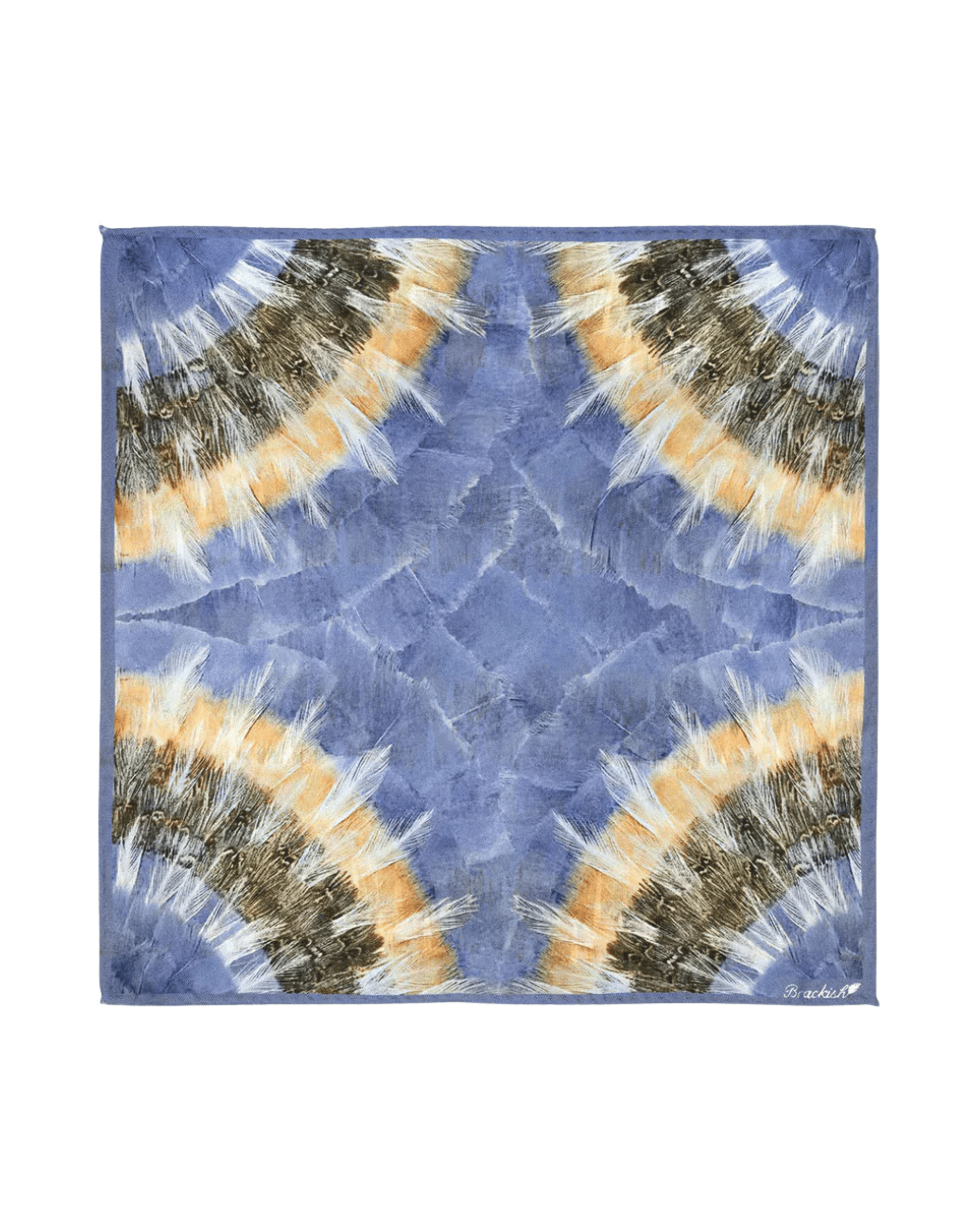 Brackish Pocket Square OS Roost Silk Pocket Square
