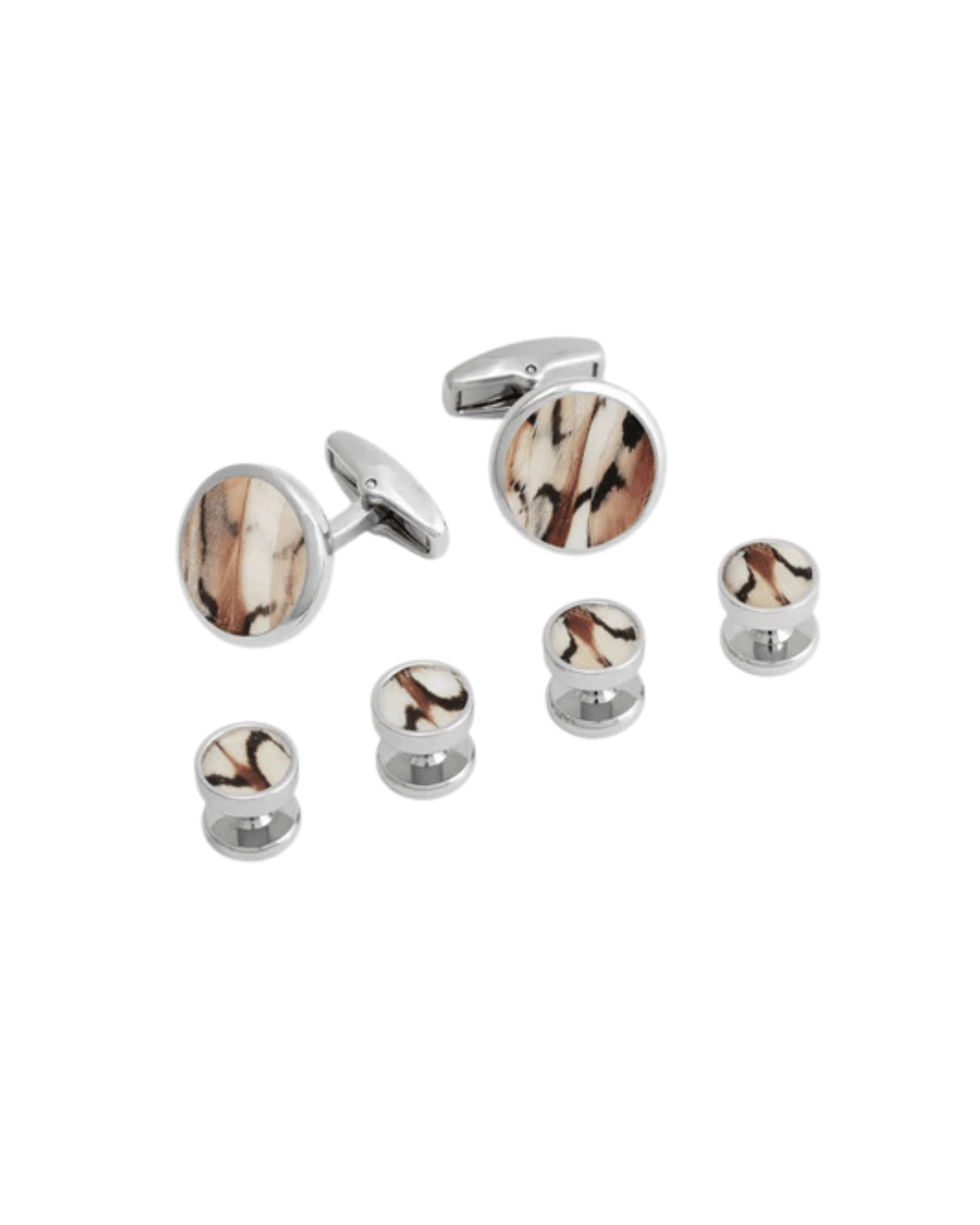 Brackish RHODIUM / OS Brackish Brays Stud Set