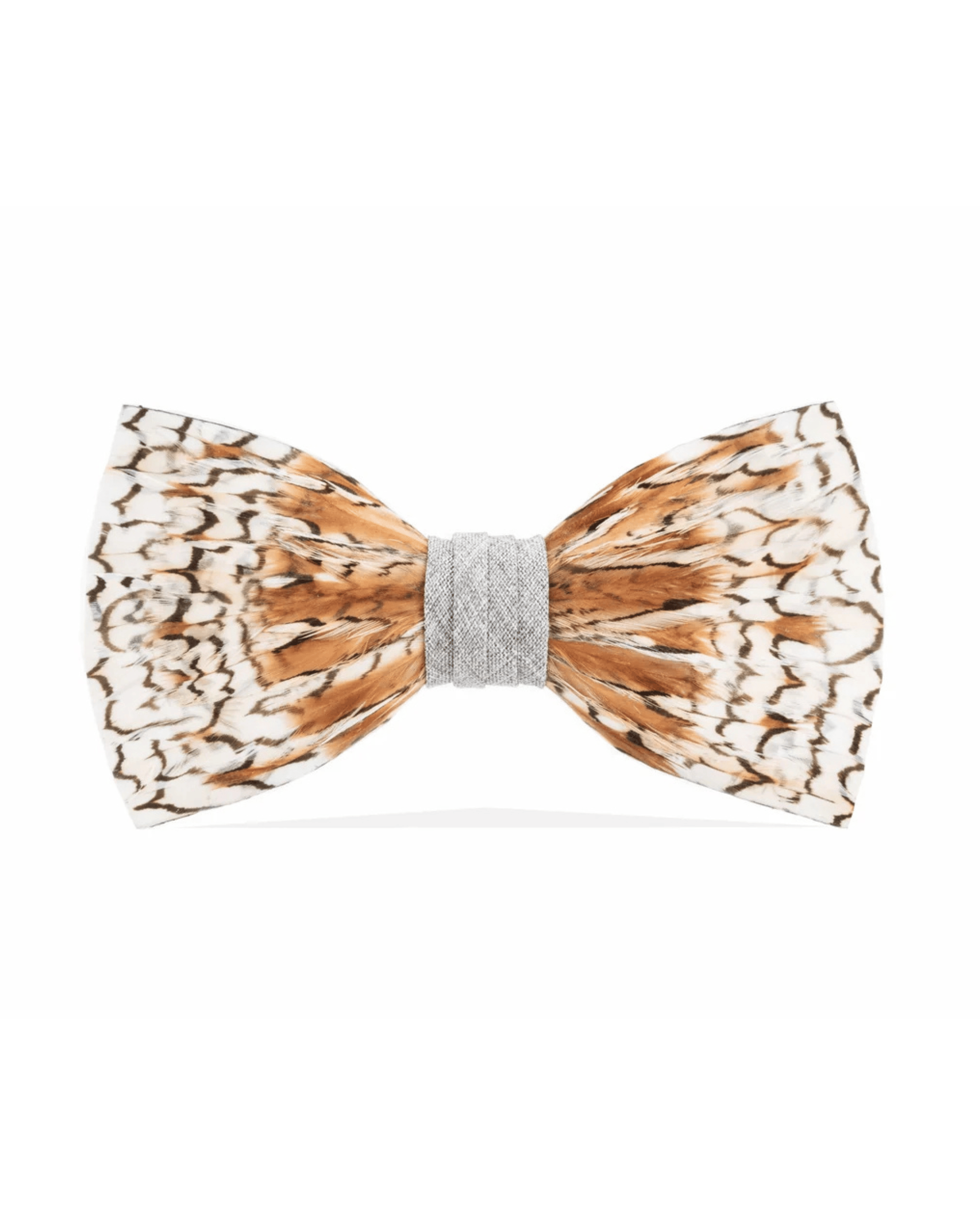 Brackish Ties Grey Bobwhite Bow Tie