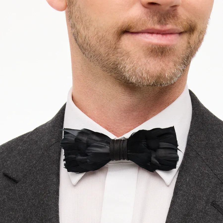 Brackish Ties Rice Slim Bowtie
