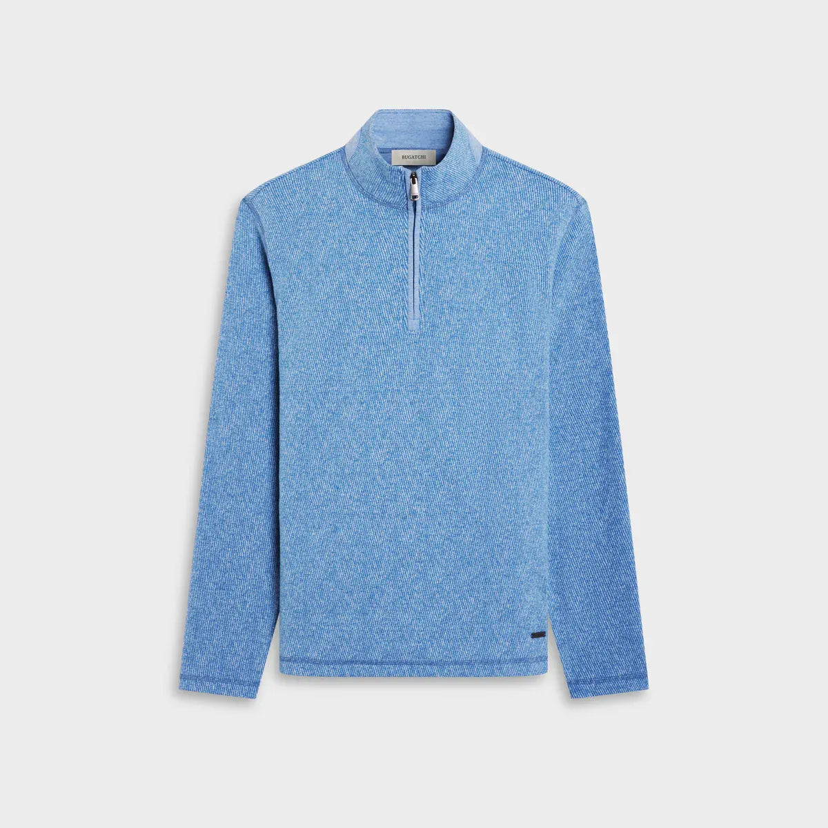 Bugatchi 1/4 Zip Micro Stripe Quarter-Zip Pullover