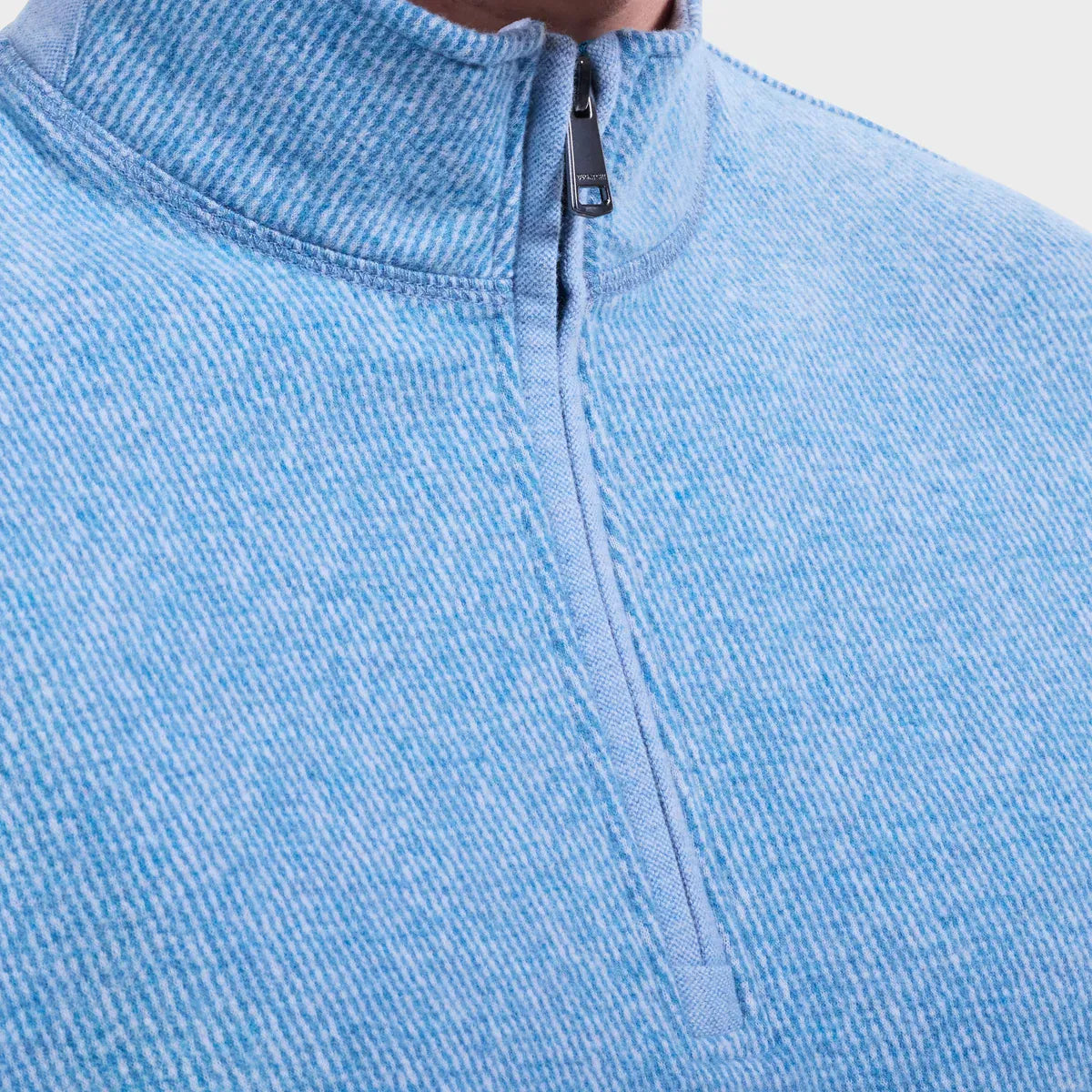 Bugatchi 1/4 Zip Micro Stripe Quarter-Zip Pullover