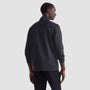 Bugatchi 1/4 Zip Twill-Effect Performance Quarter Zip in Anthracite