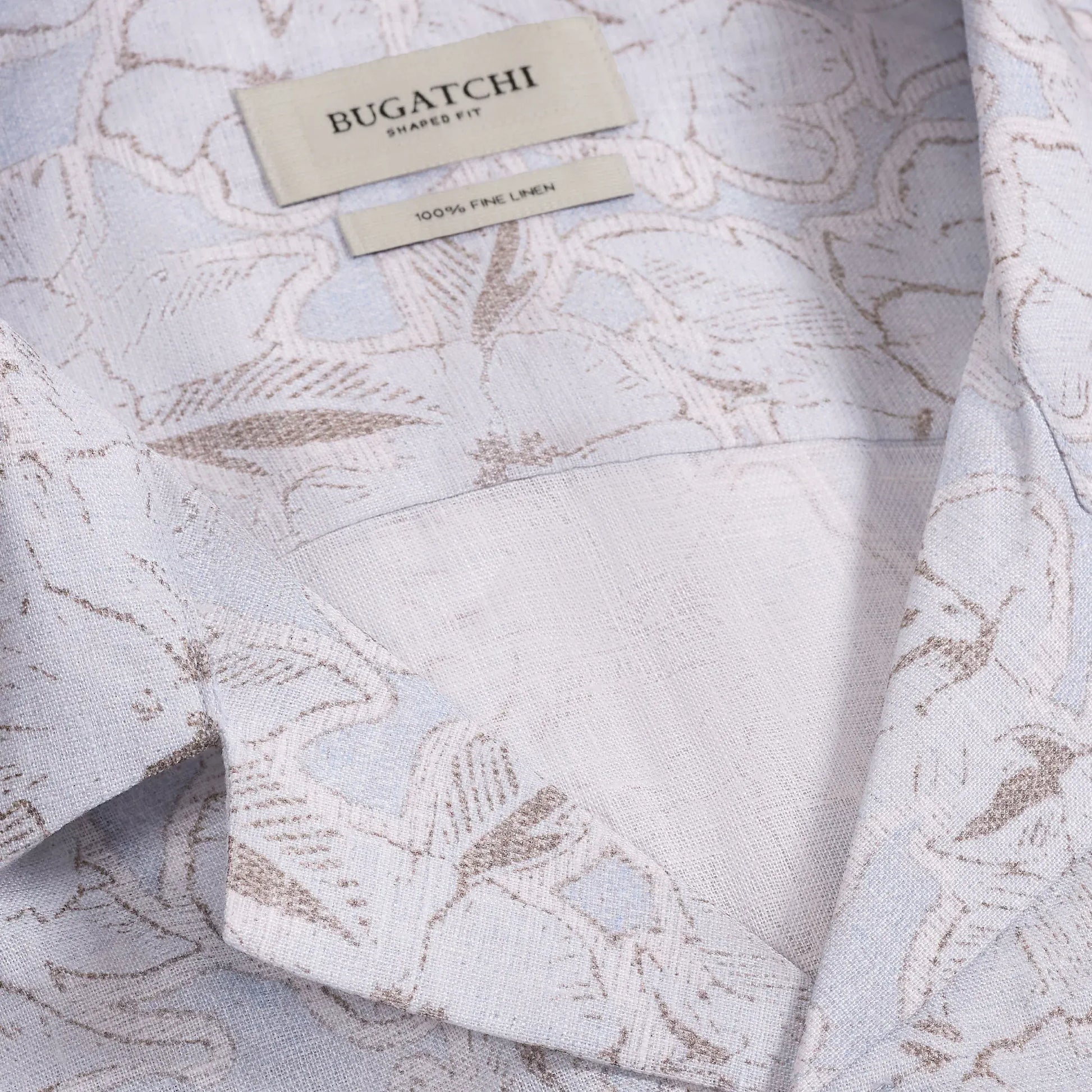 Bugatchi Camp Shirt Jackson Floral Camp Shirt in Air Blue