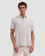 Bugatchi Camp Shirt Vero Micro Dot Short in White