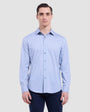 Bugatchi Dress Shirts Air Blue / M Jimmy Double-Sided Geometric & Solid OoohCotton® Shirt