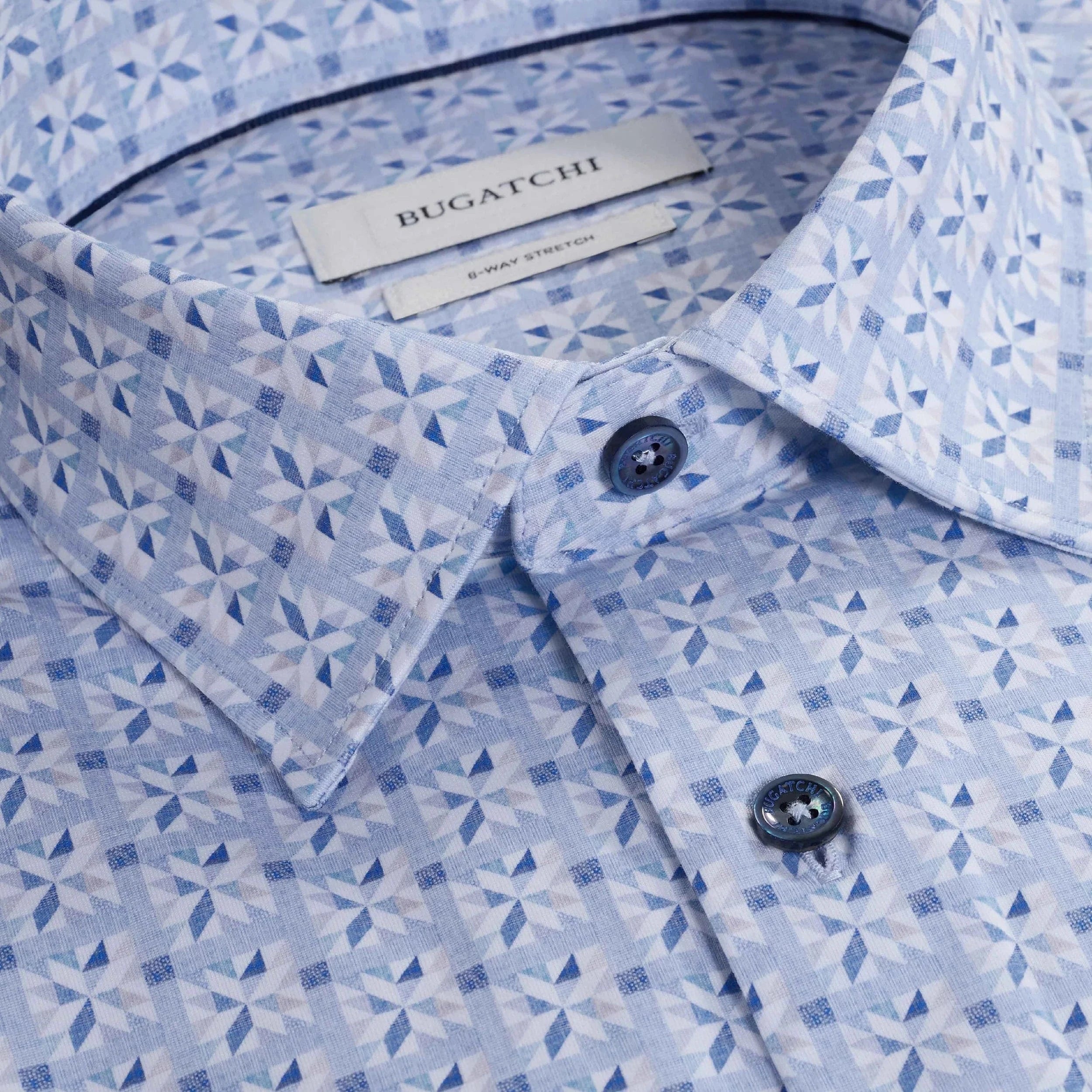 Bugatchi Dress Shirts James Mosaic OoohCotton® Shirt