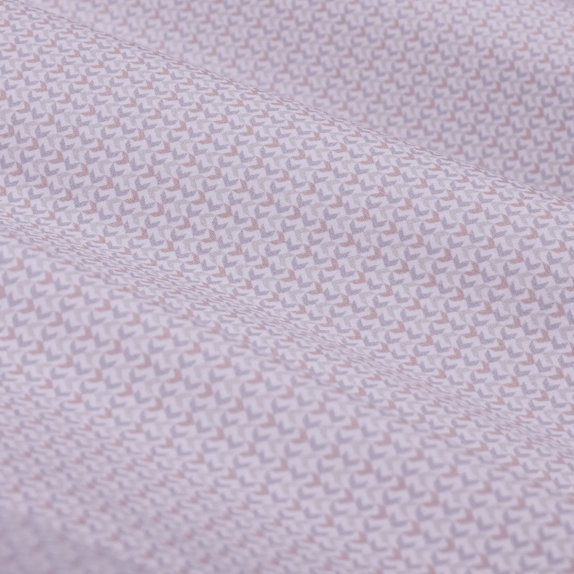 Bugatchi Dress Shirts James OoohCotton® Geometric Shirt in Cinnamon