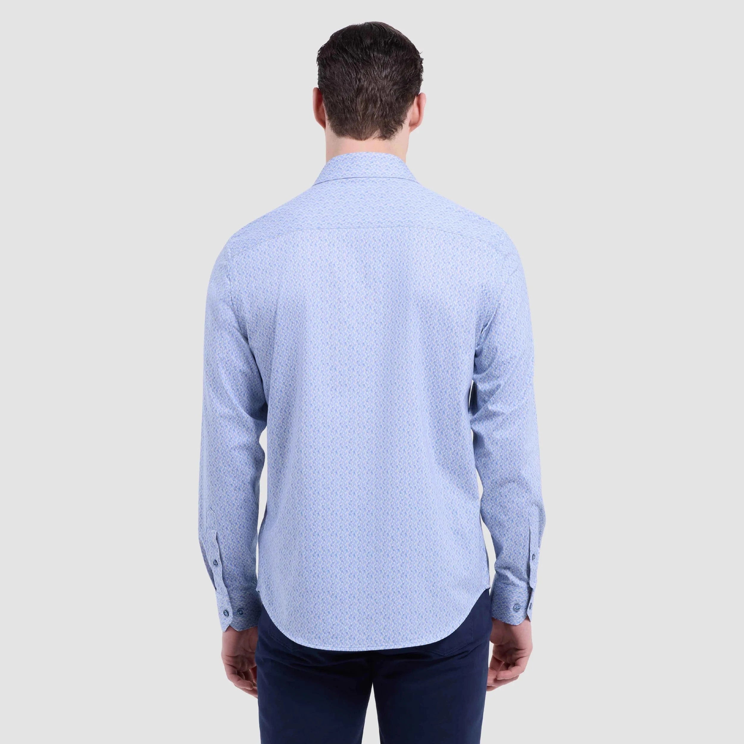 Bugatchi Dress Shirts Jimmy Double-Sided Geometric & Solid OoohCotton® Shirt
