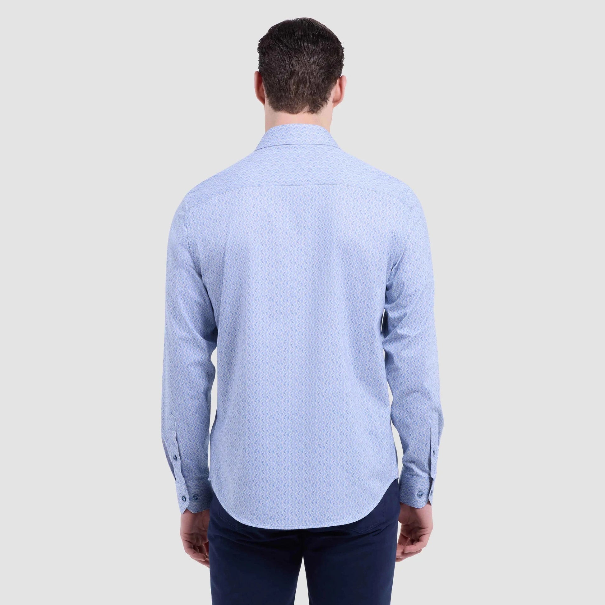 Bugatchi Dress Shirts Jimmy Double-Sided Geometric & Solid OoohCotton® Shirt