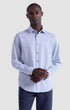 Bugatchi Dress Shirts Sky / S James Mosaic OoohCotton® Shirt