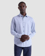 Bugatchi Dress Shirts Sky / S James Mosaic OoohCotton® Shirt