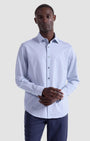 Bugatchi Dress Shirts Sky / S James Mosaic OoohCotton® Shirt