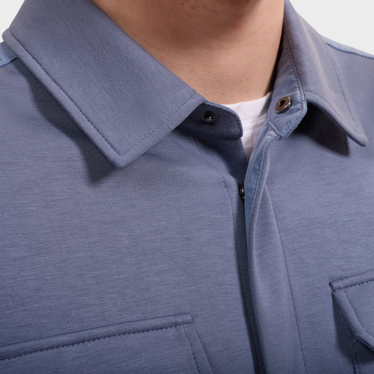 Bugatchi Flannels & Overshirts Knit Shirt Jacket