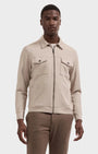 Bugatchi Jackets Houndstooth Zip Jacket