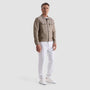 Bugatchi Outerwear Twill-Effect Knit Trucker Jacket