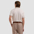 Bugatchi Polos Herringbone Three-Button Polo in Limestone